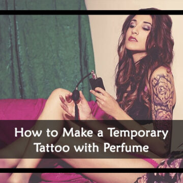 How to Make a Temporary Tattoo with Perfume
